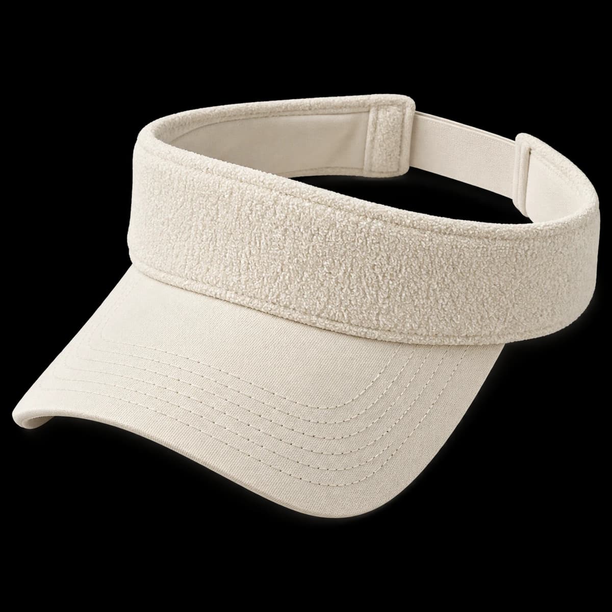 Generated terry-band visor design reference